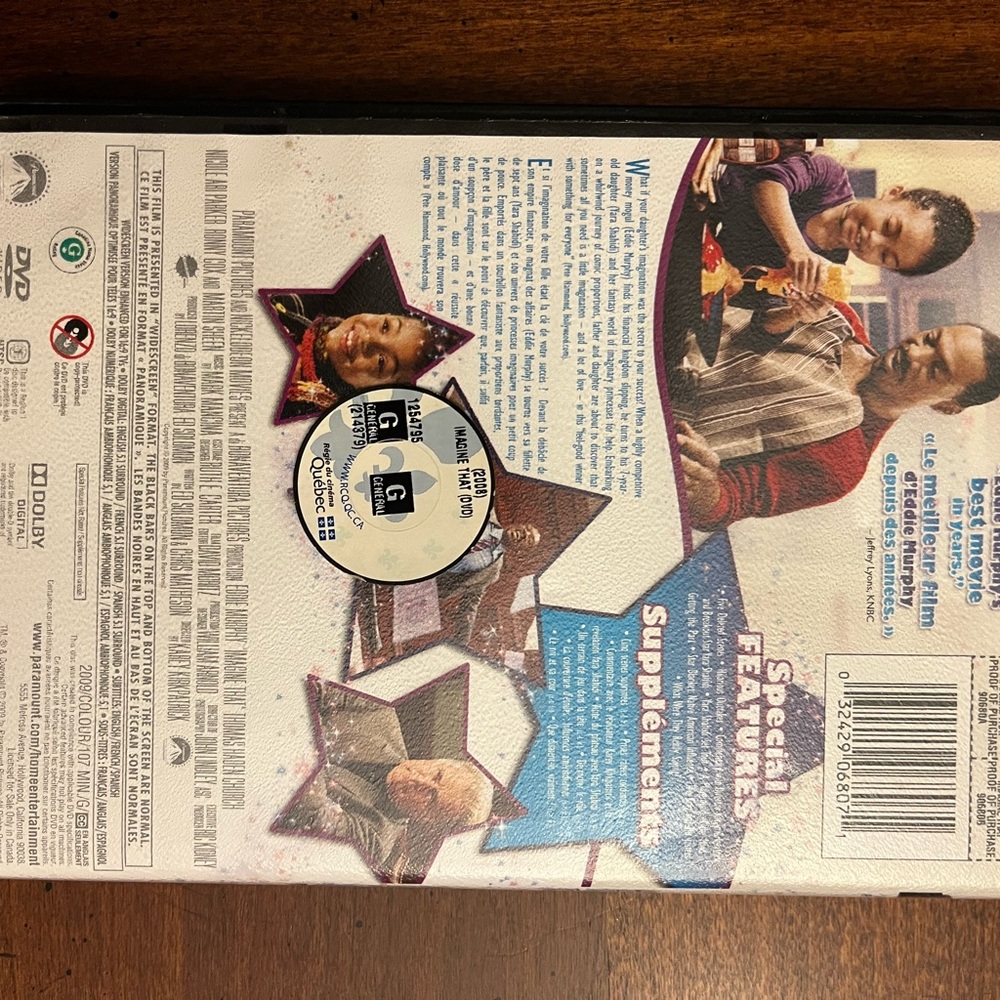 Imagine That DVD - Picture 3 of 3